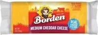 Mängden socker i Medium cheddar cheese