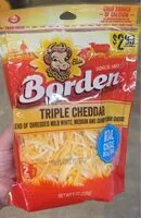 Mängden socker i Triple cheddar cheese