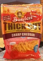 Mängden socker i Thick cut shredded cheese