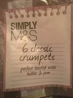 Mängden socker i Classic crumpets