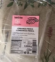 Mängden socker i Longaniza fresca