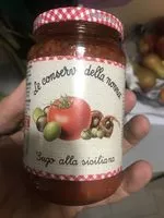 Mängden socker i Sauce tomate avec olives, allaches et capres