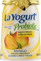 Mängden socker i Probiotic rich & creamy low fat yogurt mango
