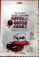 Mängden socker i Sweet Sriracha Uncured Bacon Jerky