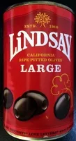 Mängden socker i Large pitted california ripe black olives cans