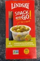 Mängden socker i Pimiento stuffed olives