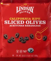 Mängden socker i California ripe sliced olives pouch