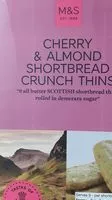 Mängden socker i Cherry & Allons  short break crunch thins