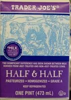 Mängden socker i Half & Half