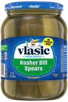 Mängden socker i Vlasic dill spears