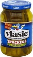 Mängden socker i Stackers kosher dill pickles