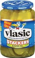 Mängden socker i Stackers kosher dill sandwich pickles