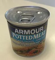 Mängden socker i ARMOUR POTTED MEAT