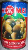 Mängden socker i Whole Unpeeled Straw Mushrooms