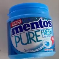 Mängden socker i Mentos pure fresh chewing gum
