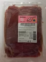 Mängden socker i Jamón serrano familiar