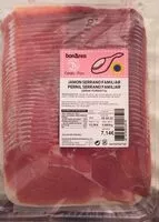 Mängden socker i Jamón Serrano Familiar