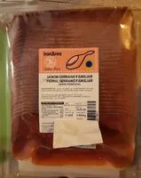 Mängden socker i Jamón serrano familiar