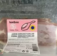 Mängden socker i jamón serrano familiar