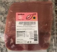 Mängden socker i Jamón serrano familiar