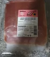 Mängden socker i Jamón serrano familiar
