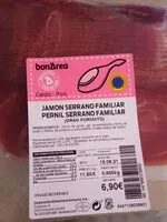 Mängden socker i Jamón serrano familiar
