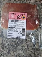 Mängden socker i Jamón serrano familiar