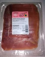 Mängden socker i Jamón serrano familiar