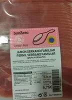 Mängden socker i Jamón serrano familiar