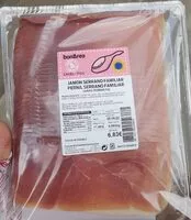 Mängden socker i Jamón serrano familiar
