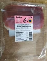 Mängden socker i Jamón serrano familiar