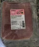 Mängden socker i Jamón serrano familiar