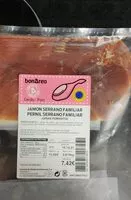 Mängden socker i Jamón Serrano Familiar