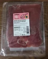 Mängden socker i Jamón serrano familiar