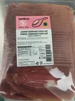 Mängden socker i Jamón serrano familiar
