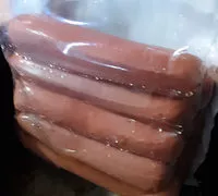 Mängden socker i Franks made with chicken and pork