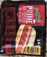 Mängden socker i Prime uncured beef franks