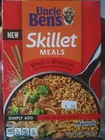 Mängden socker i Beef & broccoli with quinoa and brown rice skillet meals