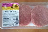 Mängden socker i Burger meat extra