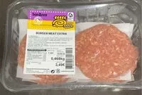 Mängden socker i Burguer meat extra