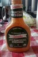 Mängden socker i Organic sriracha ranch dressing