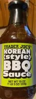 Mängden socker i Trader Joe’s Korean (style) BBQ Sauce