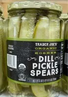 Mängden socker i Organic Kosher Dill Pickle Spears