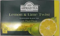 Mängden socker i Ahmad Fruit Flavour Black Tea - Lemon & Lime