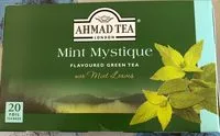 Mängden socker i Ahmad Green Mint Tea