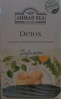 Mängden socker i Ahmad Tea Detox (20PCS)