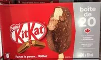 Mängden socker i Kit Kat ice-cream