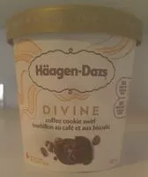 Mängden socker i Coffee Cookie Swirl Divine Ice Cream