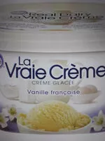 Mängden socker i Crème glacée vanille française