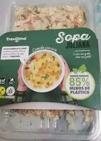 Mängden socker i Sopa juliana deshidratada